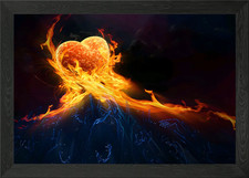 Anime gerahmtes Wandbild