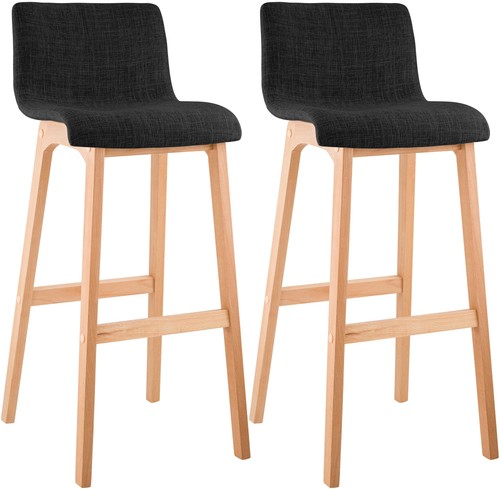 2er set barhocker hoover stoff - 2er,
