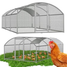 Hühnerstall PE Dach Hühnerhaus Geflügelstall Außengehege Hasenkäfig Käfig