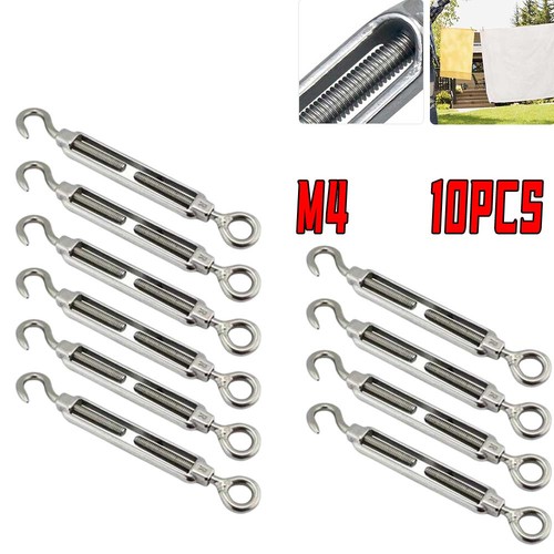 10x spannschloss haken öse - spannschloss,