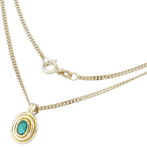 Chain 585 yellow gold - gold, pendant