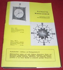 dachbodenfund katalog heft jubiläum werbe geschenke uhr artikel klinge 1965 alt