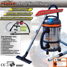 Nass-Trocken-Sauger 1400W, Werkstatteinrichtung, Aschesauger ( Handelsretoure )