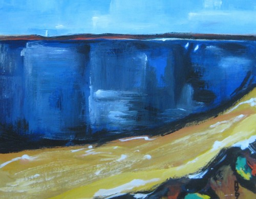 Landschaft original gemälde - landschaft,