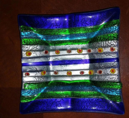 Murano millefiori glas - millefiori, schale