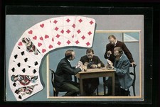 Ansichtskarte Männer beim