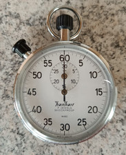 Hanhart Pinlever 7 Jewels 1/5 sec Rennuhr Stoppuhren