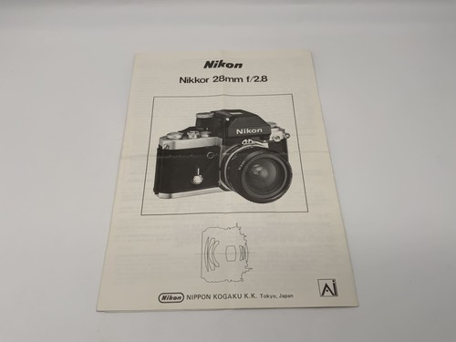 Nikon nikkor 28mm 8 ai - nikkor, f/2.8