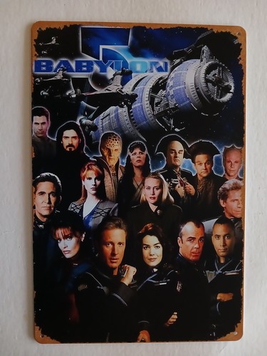Babylon blechschild vintage - 5,