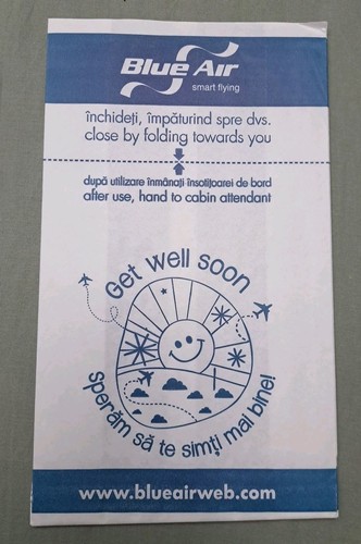 Air sickness bag - bag, kotztüte