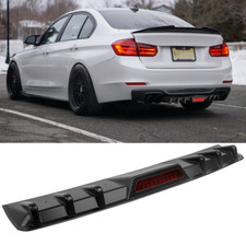 Car rear bumper diffuser lip - rear,