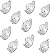 10x Schrank-Aufhänger Stahl