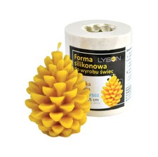 Kerzengießform Tannenzapfen