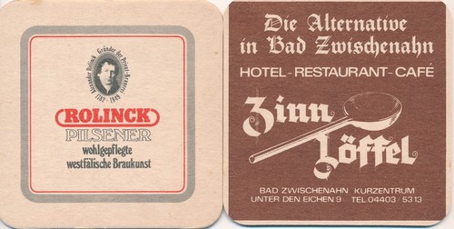 Bierdeckel aus bad zwischenahn - bierdeckel,