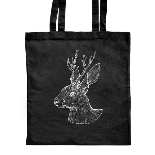 Jackalope portrait classic - 'jackalope, portrait'