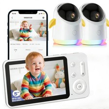 2K Babyphone 5 Zoll mit 2