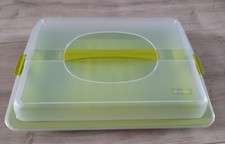 Rotho Tortenglocke Fresh rechteckig - Kuchenbehälter / Kuchenbox - grün