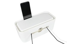 Kabelbox mit Deckel Weiß 31cm