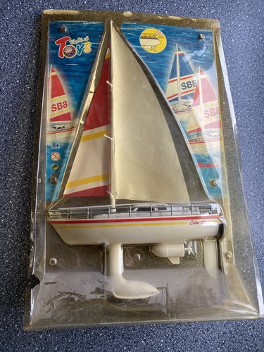 Vintage segelboot spielzeug - vintage,