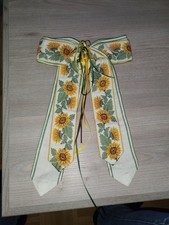 Deko * Schleife * Türschleife * Wanddeko *Sonnenblumenmuster * Sonnenblume