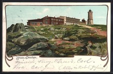 Ansichtskarte Brocken, Blick