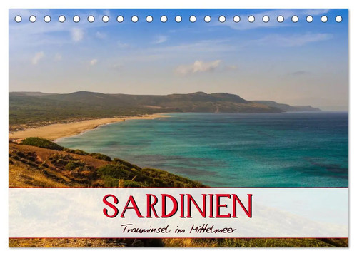 Sardinien panoramakalender - sardinien,
