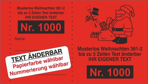 1000 doppelnummern weihnachten - 1000,