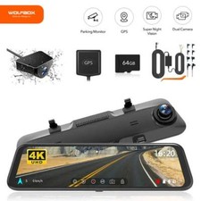 WOLFBOX 12"Dash Cam 4K