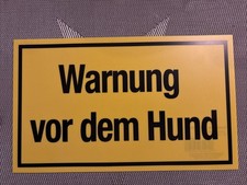 Hinweisschild Kunststoff