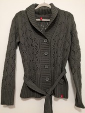 Esprit Ajour Strickjacke Oliv Gr.XL Wie Neu Damen Strickjacke