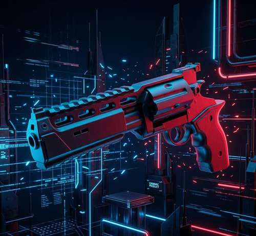 Tactical gaming revolver - tactical,