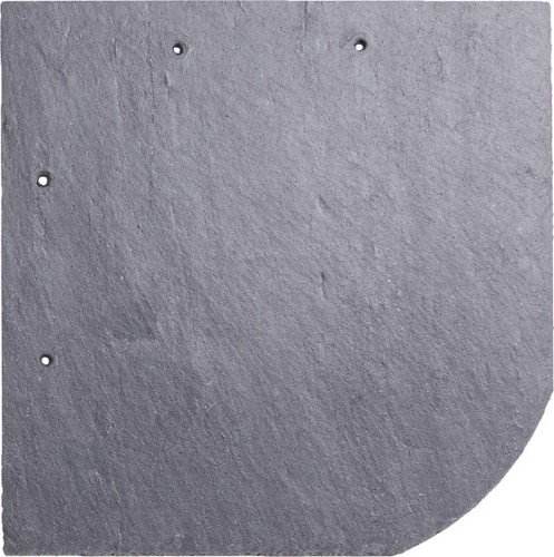 Naturschiefer bogen 20x20cm - naturschiefer,