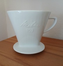Melitta Kaffeefilter 103 Porzellan 3 Loch weiß