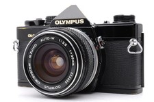 [EXC+5] Olympus OM2N OM-2N analoge Kleinbildkamera mit G.Zuiko Auto-w 28mm f/...