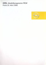 247022) Opel - Modellprogramm