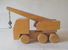 Vintage Holz Kranwagen