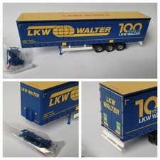 100 Years of LKW Walter Austria Bahntrailer Huckepack Trailer Nr. LKWA ..922 neu