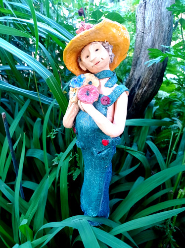 Figur gartenstecker - figur,,