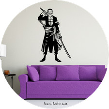 Wandtattoo one piece zorro - piece,