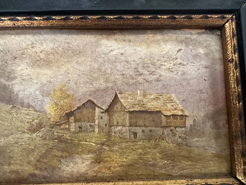 Altes ölbild stillleben - altes,