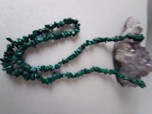 Malachit kette gebraucht - kette,