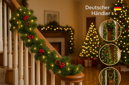 Weihnachtsgirlande 20m - weihnachtsgirlande, 2–20m