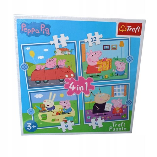Peppa pig puzzle set - 4-in-1,