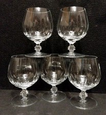 Nachtmann Cognac Gläser - Kristall mit Schliff - 80er Jahre - Dekor Sonja Glas