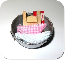 Miniatur Waschzuber mit