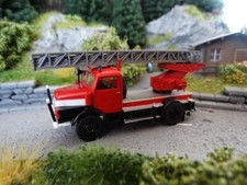 H0 1/87 Brekina 71727 IFA S4000 DL25 Drehleiter Feuerwehr Neuware OVP