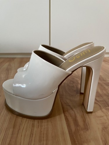 High heels plateau pantoletten - high,