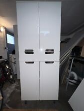 Hochschrank Romana, Hochglanz Weiß