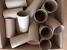 50 leere Klopapierrollen Klorollen Papprollen Setzlinge Basteln Adventskalender