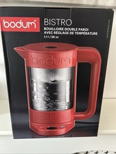 Bodum Bistro Doppelwand Wasserkocher 1,1L rot